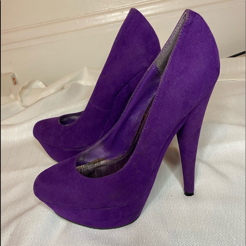 Purple Platform Heels